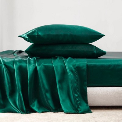 Lycvki 6-Pieces Satin Luxury Sheet Set Full