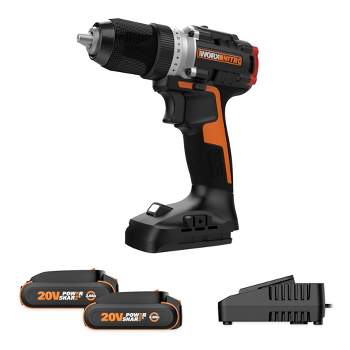 Worx Nitro WX130L 20V Compact Brushless 1/2” Drill/Driver (Battery and Charger Included)