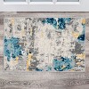 World Rug Gallery Distressed Abstract Pattern Area Rug - image 2 of 4