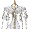 Crystorama Lighting Traditional Crystal 5 - Light Chandelier in  Polished Brass - 2 of 4