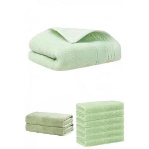 REGALWOVEN Striped Soft Absorbent Bathroom Cotton Towel Set 3 Pcs - 1 of 4