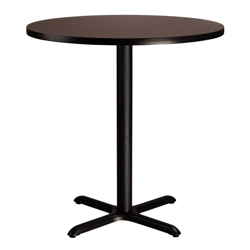 36" Round Composite Core Counter Height Dining Table Laminated with Steel Base - Hampden Furnishings, 3 of 6