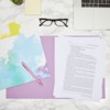 Paper Junkie 12 Pack Cardstock File Cabinet, Folder & Organizer for A4 Letter Size Documents, Rainbow Watercolor Splash, 11.5 x 9.5 in - 2 of 4