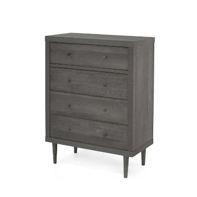 NicBex 4 Drawer Dresser Modern Storage Dressers Organizer with Wood Legs for Bedroom,Living Room