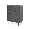Modern 4 Drawer Dresser for Bedroom,Woodern Dresser Faux Wood with Storage-Christopher Knight Home - 2 of 4