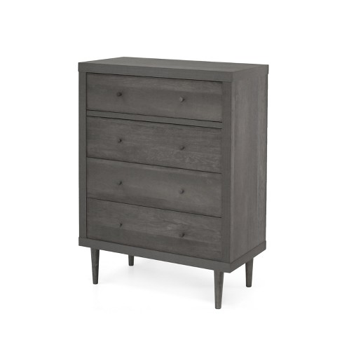 Nicbex 4 Drawer Dresser Modern Storage Dressers Organizer With Wood ...