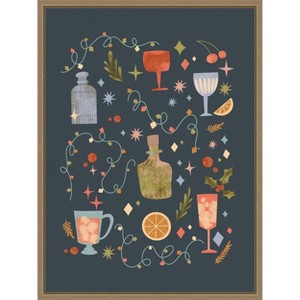 Amanti Art Holiday Cocktails by Nikita Jariwala Canvas Art Framed - 1 of 4