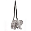 HalloweenCostumes.com One Size   Elephant Costume Companion Pouch Bag Pack for Adults & Kids, Black/White/Gray - 3 of 3