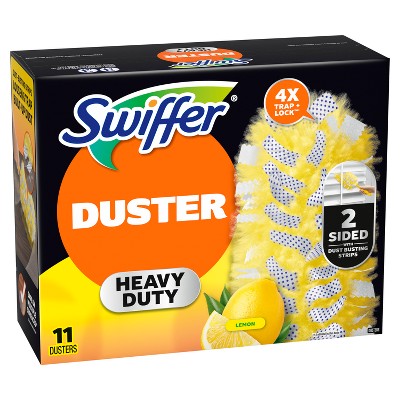 Swiffer Lemon Duster Heavy Duty Refills Furniture Cleaners - 11ct