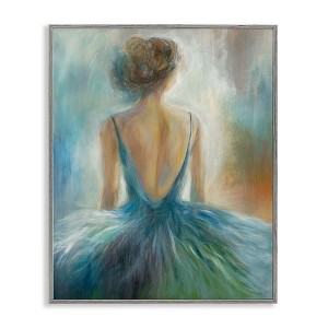 Stupell Industries Ballet Girl Figure Painting Framed Giclee Art - 1 of 4