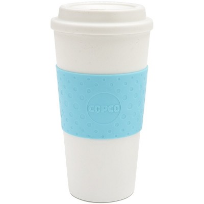 Copco Acadia 16 Ounce Double Walled Insulated Hot or Cold Travel Mug Spill  Resistant Lid - Cherry Red 2510-9990