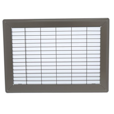 Hart & Cooley 6" x 14" Heavy Duty Steel Floor Grille, HVAC Vent Cover, Brown