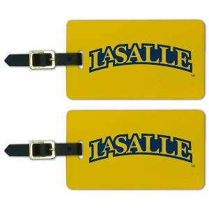 La Salle University Secondary Logo Luggage ID Tags Suitcase CarryOn Cards  Set of 2 - 1 of 4