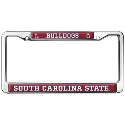 South Carolina State University Bulldog Full Size Standard License Plate Metal Frame