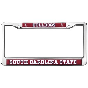 South Carolina State University Bulldog Full Size Standard License Plate Metal Frame - 1 of 4