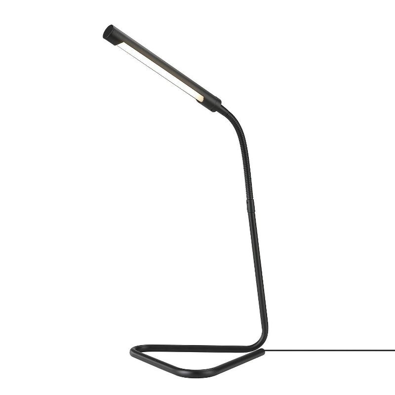 LED 12&#34; Arden Desk Lamp with USB Cable Matte Black (Includes LED Light Bulb) - Globe Electric, 1 of 10