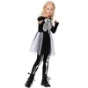 Whizmax Girls Skeleton Costume with Tulle Tutu Skirts Funky Punk Bones Costume - 4 of 4