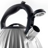 Mr. Coffee Donato 2.5 Quart Stainless Steel Round Whistling Tea Kettle Brushed Chrome - 4 of 4