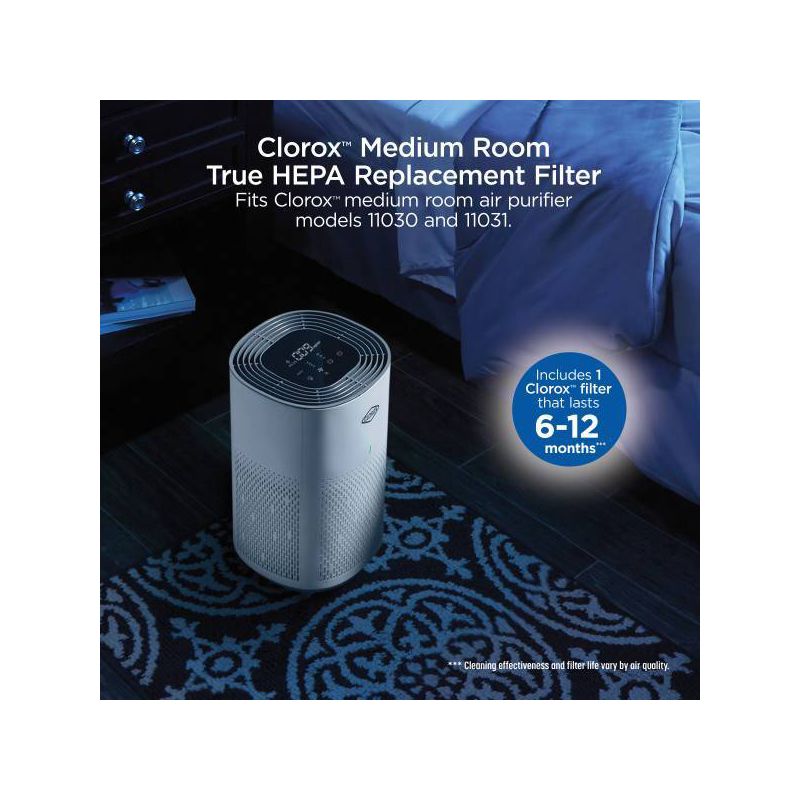 Clorox Medium Room Replacement Filter 12030 White, 5 of 7
