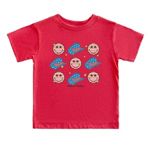 The Juniper Shop SmileyWorld Cowgirl Smiley Toddler Short Sleeve Tee - 1 of 4