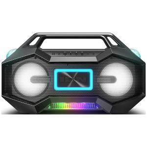 Refurbished: ION Party Rocker Go High-Power Portable Boombox with Party Starter️ Lights - Manufacturer Refurbished - 1 of 4