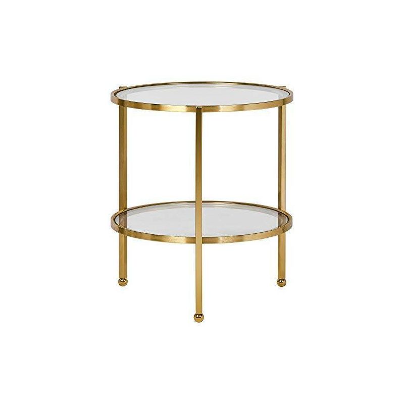Addison Side Table Gold - Adore Decor, 3 of 4