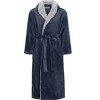 ADR Mens Robe, Fleece Hooded Bathrobe, Big and Tall Bath Robe for Men - 3 of 3