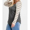 Women's Plus Stripe Top - 7th Ray - 2 of 3
