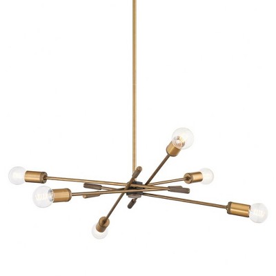 Troy Lighting Chino 6 - Light Chandelier in  Patina Brass