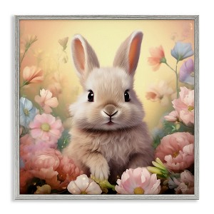 Stupell Industries Bunny in Meadow, 12" x 12" - 1 of 4