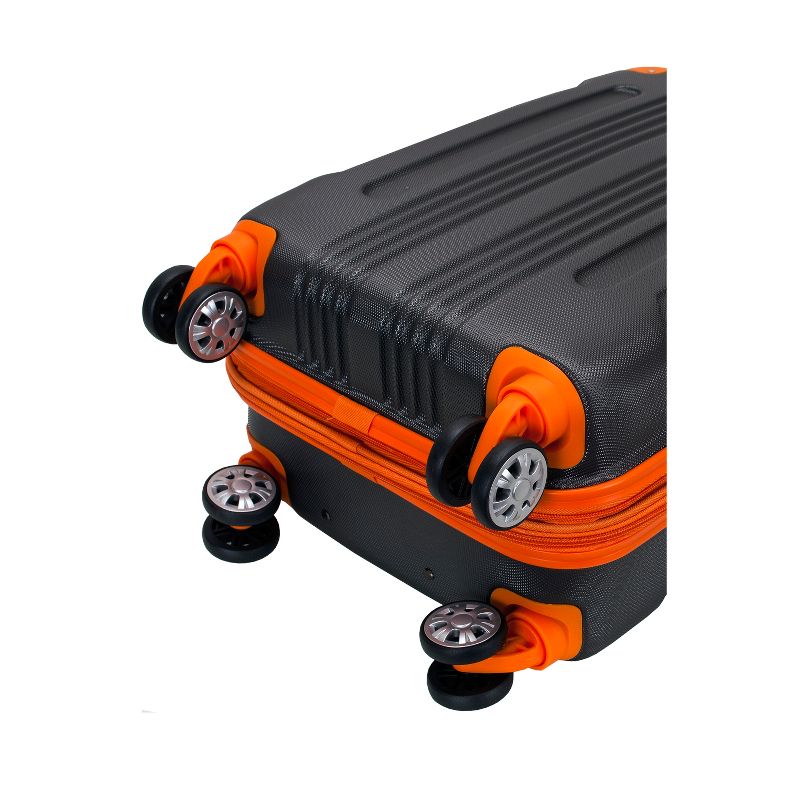 Rockland Sonic Expandable Hardside Carry On Spinner Suitcase, 3 of 10