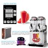 110V Commercial Smoothie Machine 30L Dual Tank 950W Stainless Steel Margarita Frozen Drinks with Powerful Compressor - 3 of 4