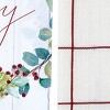 Park Designs Poinsettia Pine Poinsettia 2 Dishtowel Set - 3 of 3