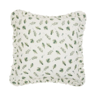 C&F Home Fern Leaves Quilted Euro Sham