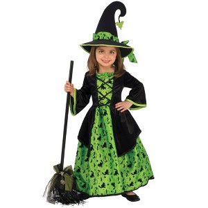 Rubies Girls Green Witch Costume - 1 of 2