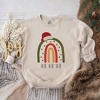 Simply Sage Market Women's Graphic Sweatshirt Boho Ho Ho Ho Rainbow - 3 of 4