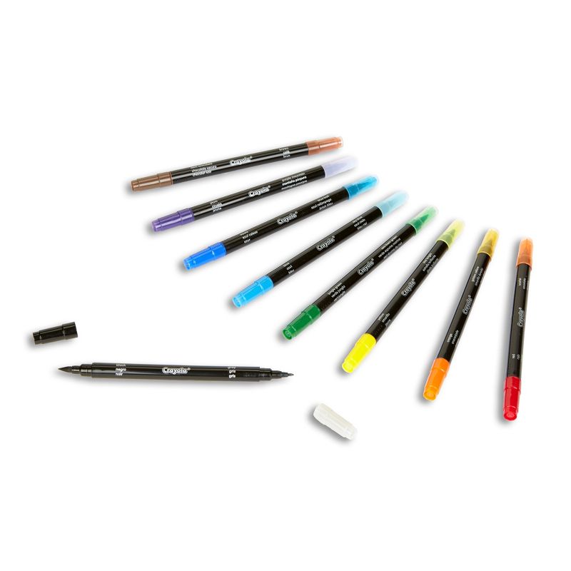 Crayola Signature 16ct Brush &#38; Detail Dual Tip Markers - 32 Colors, 6 of 8