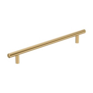 Amerock Bar Pulls 8-13/16 inch (224mm) Center-to-Center Champagne Bronze Cabinet Pull - 1 of 4