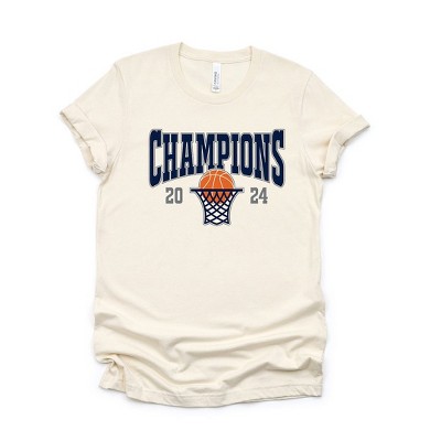 Simply Sage Market Women's College Basketball 2024 Champions CT Short Sleeve Graphic Tee
