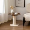 Circular Nesting Coffee Table Set of 2 with Round Edge Design, Easy Assembly and Multi-Functional Use - 3 of 4
