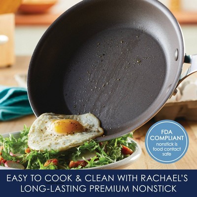 Gray Aluminum Nonstick 10-Inch Frying Pan with Ceramic Coating