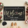 Outdoor and Indoor Door Mat 24x36 Inch Funny Welcome Snowman Holiday Door Mat Front Door Outside Entrance - 2 of 4