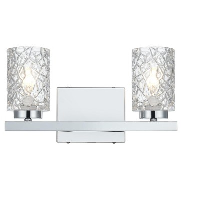 Elegant Lighting Cassie 14 inch Wall Sconce in Chrome