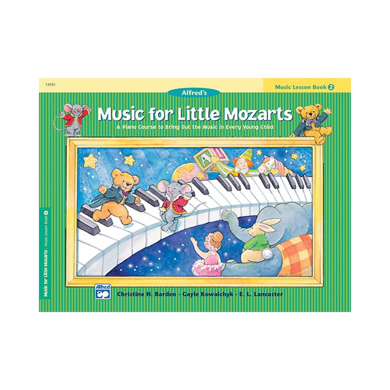 Alfred Music for Little Mozarts Music Lesson Book 2, 1 of 2