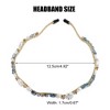 Unique Bargains Women's Rhinestone Vintage Wavy Faux Pearl Headband - 4 of 4
