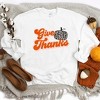 Simply Sage Market Women's Graphic Sweatshirt Give Thanks Pumpkins - 3 of 4