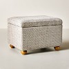 Upholstered Storage Ottoman - Hearth & Hand™ with Magnolia - 2 of 4