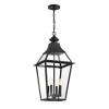 Savoy House Jackson 4 - Light Pendant in  Black/Gold - 4 of 4