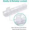 TookMag 28Days/4Weeks Pill Organizer, Large Medicine Pill Box, One-Month Pill Case, Travel Pill Organizer, Vitamin, Supplements, Dust-Proof, Black - 3 of 4