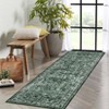 Vintage Area Rugs Washable Low Pile Non Slip Foldable Carpet for Living Room Bedroom Indoor Ultra Soft Retro Printed Distressed Rug - 2 of 4